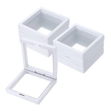15 Pcs Press on Nail Storage Box Packaging Box, White
