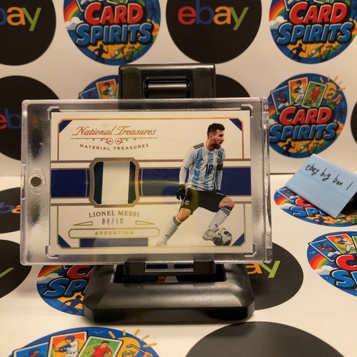 Lionel Messi [Gold] #10 2018 Panini National Treasures card