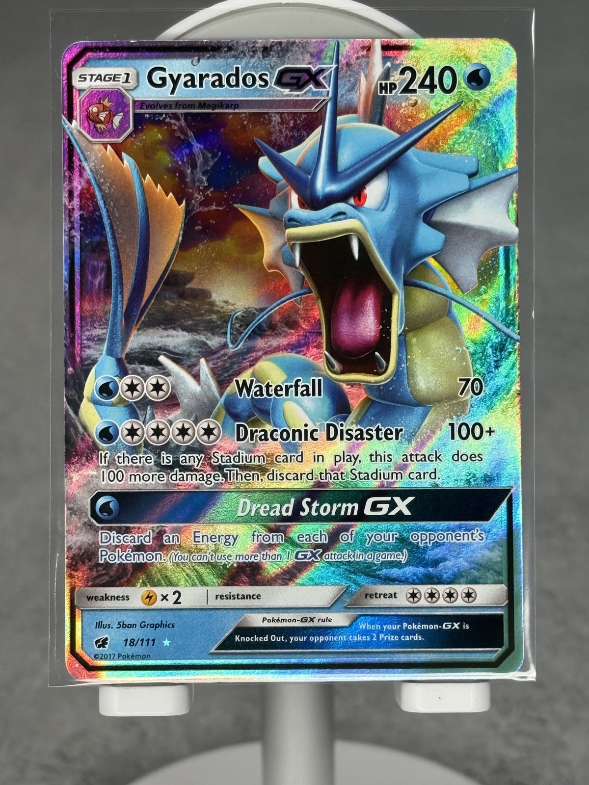 Gyarados GX 18/111 - SM - Crimson Invasion OS