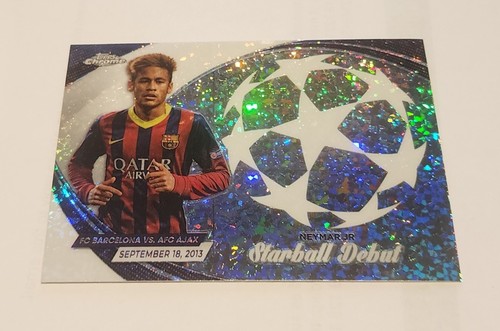 23/24 Topps Chrome UEFA Club Competitions Soccer Starball Debut Neymar Jr