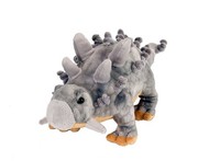 Wild Republic Kuscheltier Dinosaurier Mini Ankylosaurus 25 Cm Grau PlüSchdino