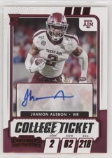 2021 Contenders Draft Picks College Game Ticket Red Jhamon Ausbon #260 Auto 0w8