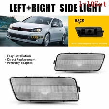 Clear Lens Housings For 2010-14 VW MK6 Golf GTI Front Side Marker Light 1-10Set