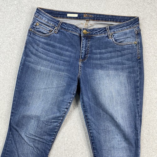Kut From The Kloth Jeans Womens 18W 38x30 Toothpick Skinny Stretch Preppy Denim - Picture 4 of 19