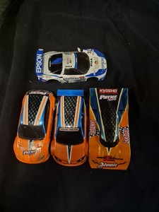 Kyosho Payne Racing Atomic Mini Racer 1:28 Body Shells Orange Blue White