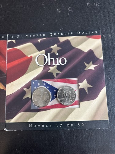 State Quarters of America - TEXAS #28 & OHIO #17 - US Minted Quarter Coin Set - Picture 3 of 5