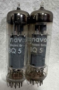 Pair of Matched Telefunken German EL84 6BQ5 Tubes TV-7 Tested Strong