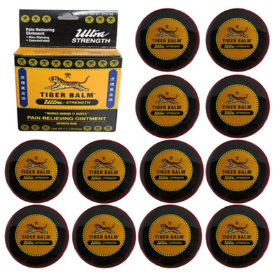Tiger Balm Ointment, Ultra Strength 1.70 Oz, 50g (12 Packs)-Exp:2029/6/1