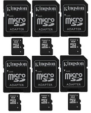 Kingston 6 Pack Micro SD 4GB Memory Card with SD Adapter