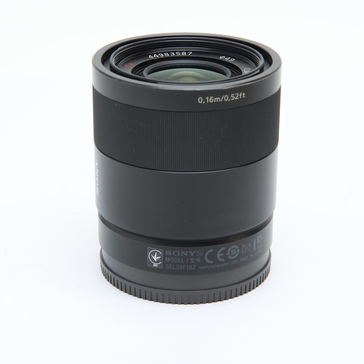 SONY Sonnar T＊ E 24mm F1.8 ZA SEL24F18Z Sony Sonnar T E 24mm F1.8 ZA Lens | SEL24F18Z