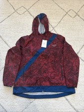 WOMENS NIKE LAB GYAKUSOU RUNNING WINDBREAKER JACKET RED BLUE 886114-670 SIZE XL