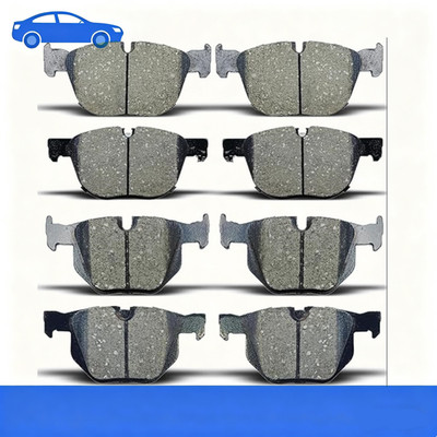 Ceramic Brake Pads Kit Front + Rear forBMW X5 X6 E70 E71 F15 F16 2007-2019 3.0L