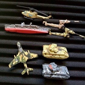 Vintage Galoob Micro Machines Mixed LOT Cars,Chromers, Trucks,Planes,Military 