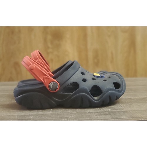 Crocs Swiftwater Clogs Youth Size 13 Navy Red