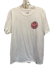 Pink Panther Graphic T-shirt Size Large Pink/White Short Sleeve Crew Cartoon