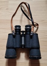 Vintage Prinz Prinzlux 10x50 Binoculars Coated Lens Strap & Case Collectable VGC