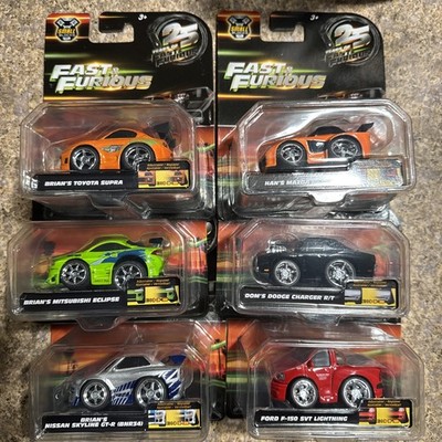 Fast & Furious ミニカーセット Jada 1:43 SMALL BLOCKS 25 Years of Fast & Furious Complete set of