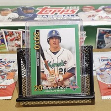 Mike Trout. 2010 Cedar Rapids Kernels Rising Alumni #3 minor league MLB