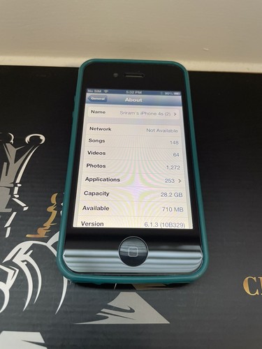 iPhone 4s - 32 Go - iOS 6 - Jeux anciens **Très rare** - Débloqué - Photo 8 sur 14