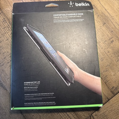 Belkin QODE Ultimate Keyboard & Folio Case for iPad 2nd,3rd,4th Generation Black - Picture 2 of 2