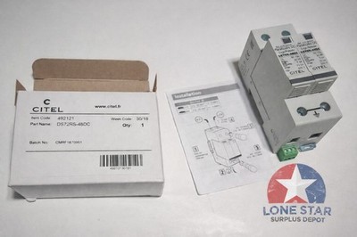 Citel DS70R-48DC + DS72RS-48DC Surge Protector Set 48VDC Type 2 Telecom Solar