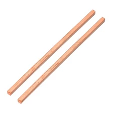 Copper Bar, 1/5"x0.2"x5.9" Pure Copper Strip for Craft Science Class, 2 Pcs