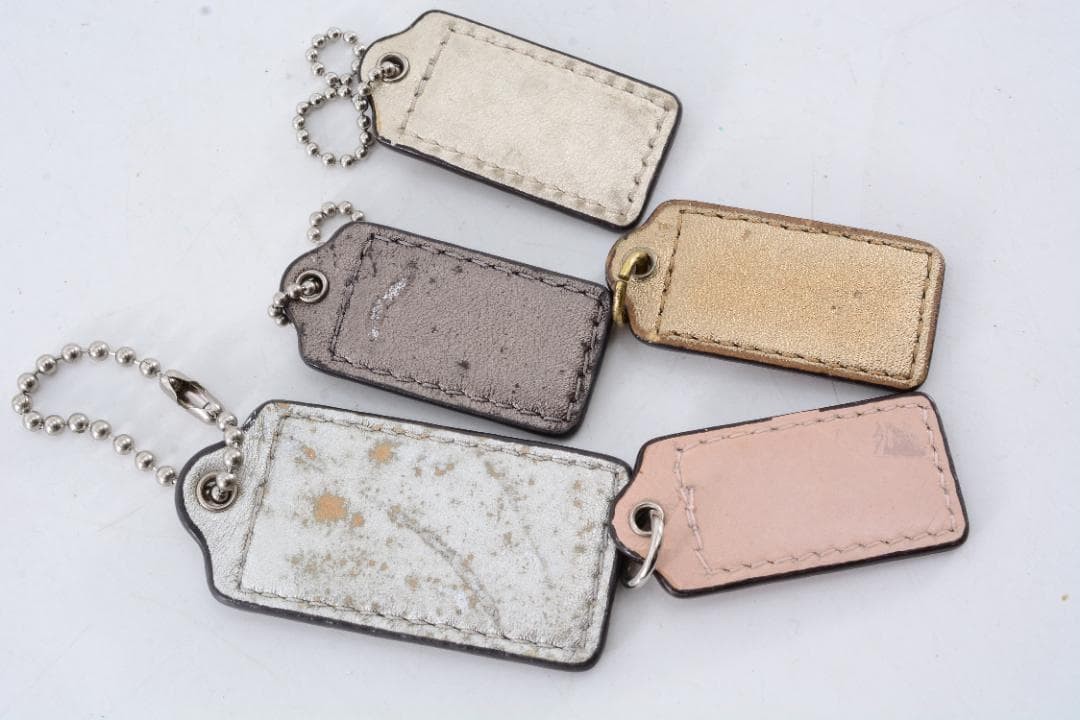 COACH Keychain Bag Charm Bulk Sale Leather 50 Pieces - Gem