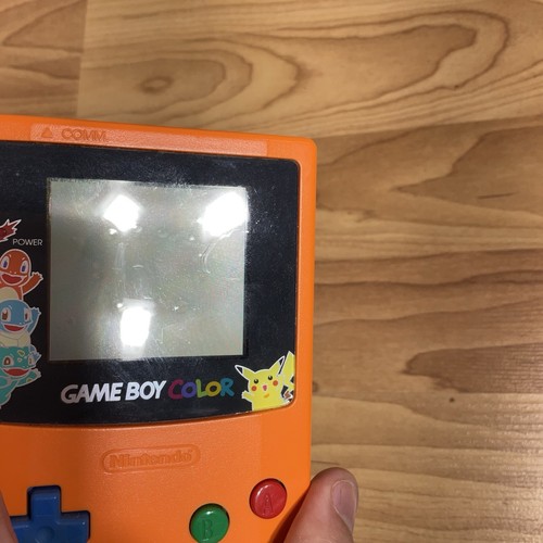 Nintendo Game Boy Color Pokemon Center 3rd Anniversary Edition- Orange Working - Picture 6 of 17