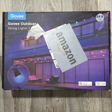 Govee Smart Outdoor String Lights 2, 144Ft Outdoor Lights NEW OPEN BOX
