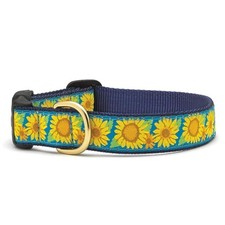 Bright Sunflower Dog Collar Small Fits 915 Inch 5/8 Inch Narrow Width Pet
