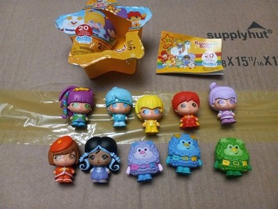 Rainbow Brite Micro Cheebee Lot Of 10 figures New Condition 