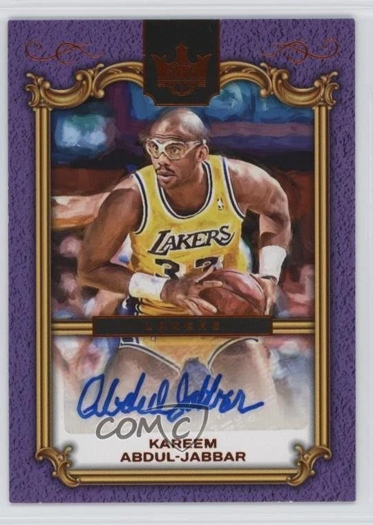 Panini Kareem Abdul-Jabbar 篮球亲笔签名体育交易卡和配件| eBay