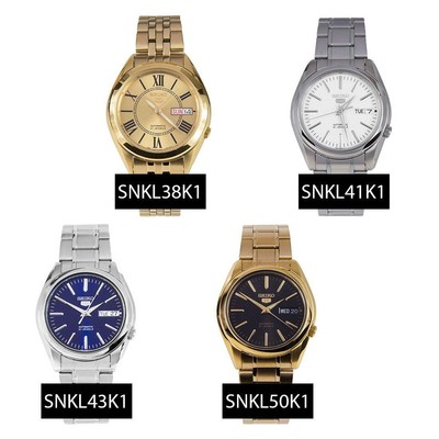 AUTHENTIC Seiko 5 Automatic Mens Watch SNKL38K1 SNKL41K1 SNKL43K1 SNKL50K1  | eBay