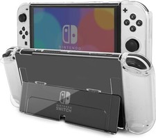 Clear Case for Switch OLED, Comfort Grip Shell