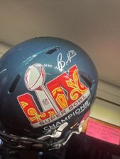 Brandon Graham Philadelphia Eagles signed fs full size replica champs helmet psa