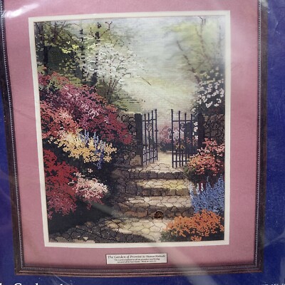 Thomas Kinkade The Garden of Promise Counted Cross Stitch KI 11x14