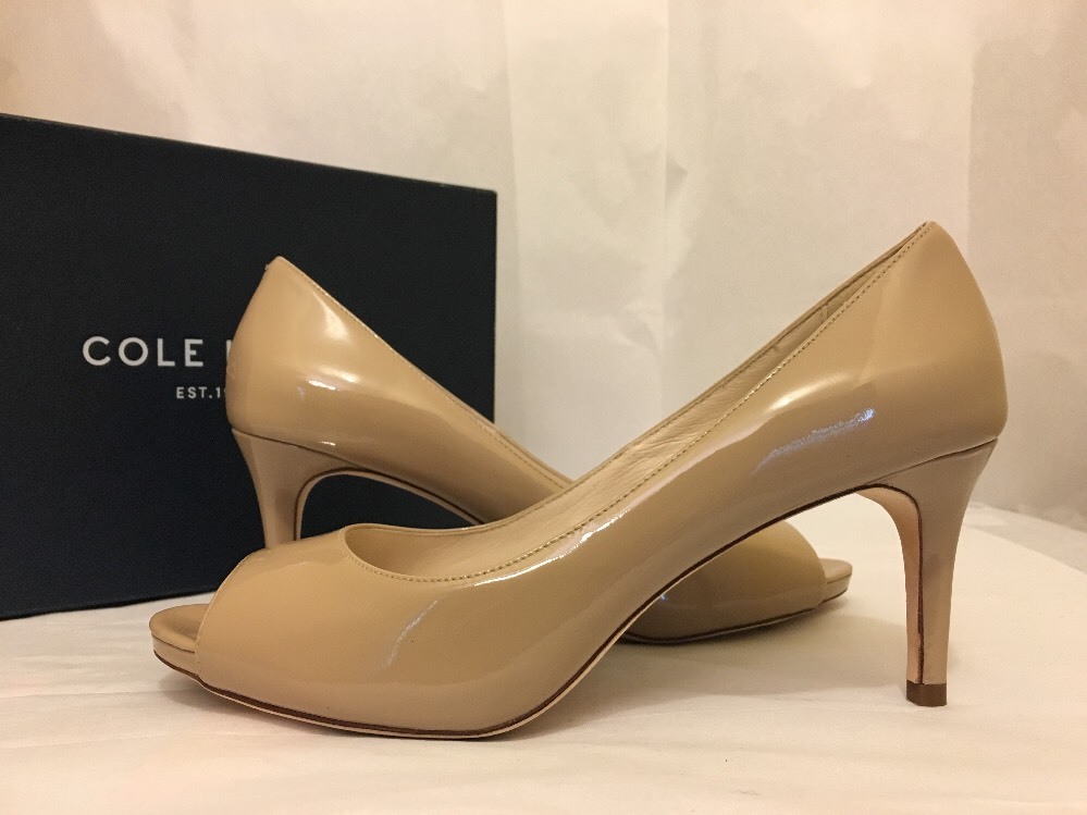 Cole Haan Bethany Puntera Abierta bomba patente de azúcar de arce Zapatos de salón Taco Para Mujer Talla 9 M Cole Haan Bethany Puntera Abierta Abierta Abierta bomba patente de azúcar de arce Zapatos de salón Taco Para Mujer Talla 9 M mejor opcion