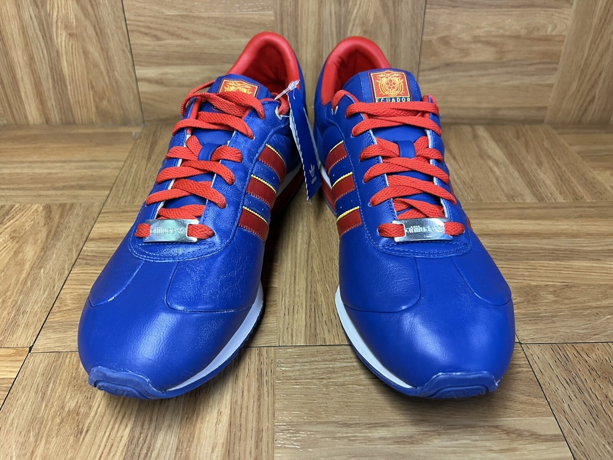RARE🔥 Adidas Country Attitude ECUADOR 2006 Sz 11 Blue Red