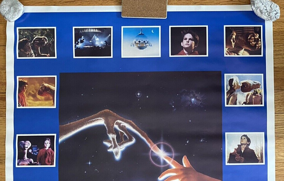1982 E.T. The Extra Terrestrial Movie Poster Universal City Studios 35