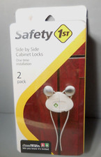 Safety First 1st Side by Side Cabinet Baby Proof Lock 2 Locks Per Pack