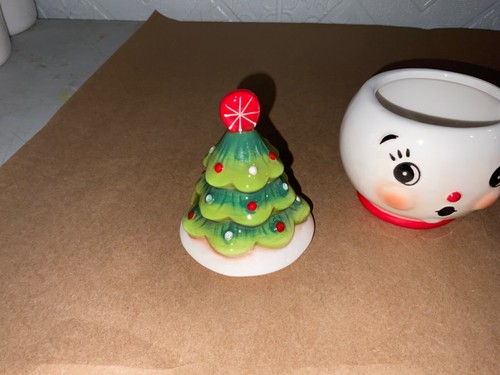 Johanna Parker Anthropomorphic Tree w/Red Star Mug Cup Novelty Christmas - Picture 3 of 8