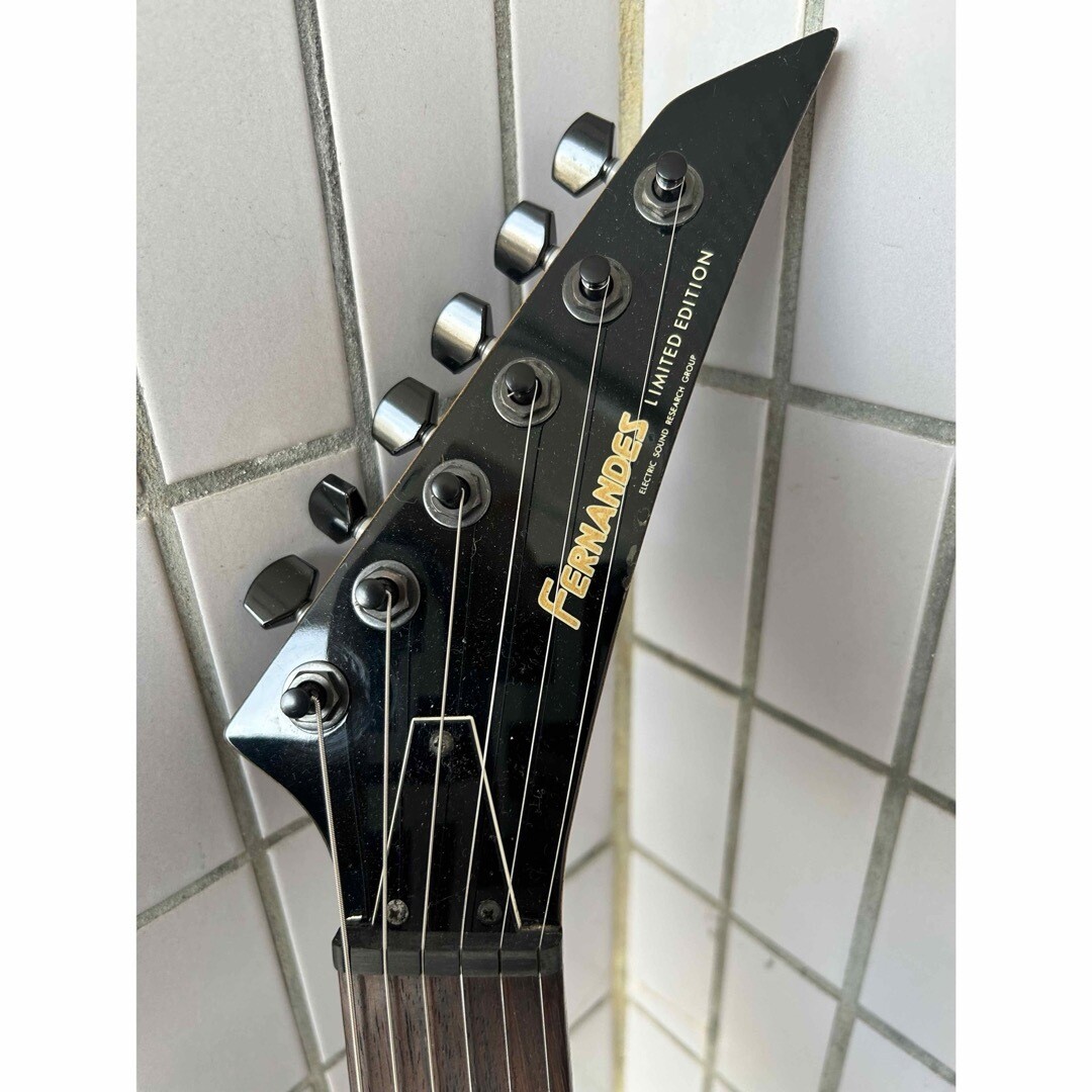 Fernandez Electric Guitar, Self-Painted,Tomoyasu Hotei Model