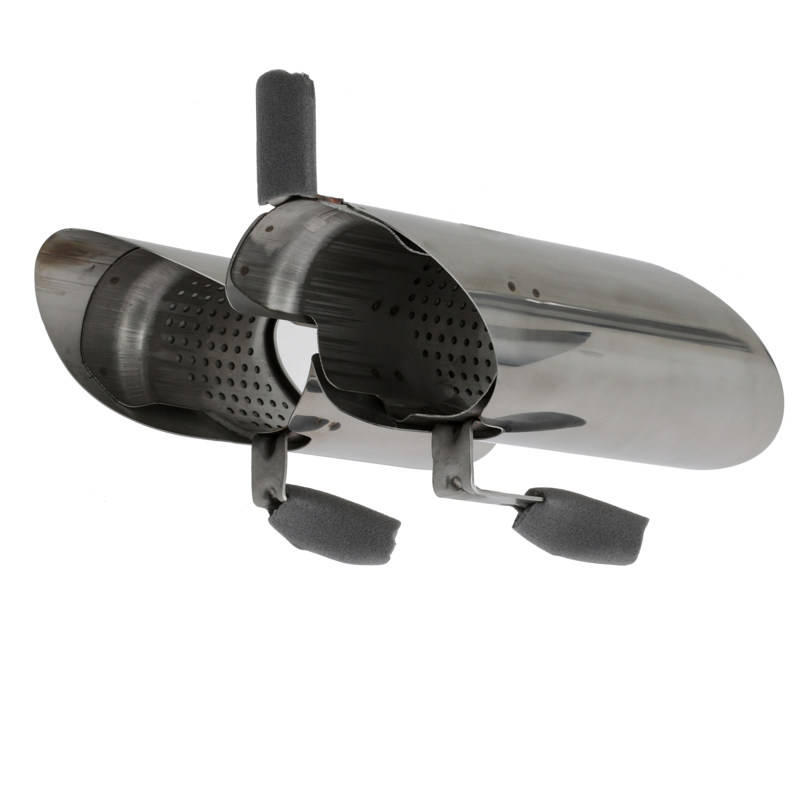 GENUINE LAMBORGHINI Huracan Left Rear Polished Exhaust Pipe Tips 4T0253697E