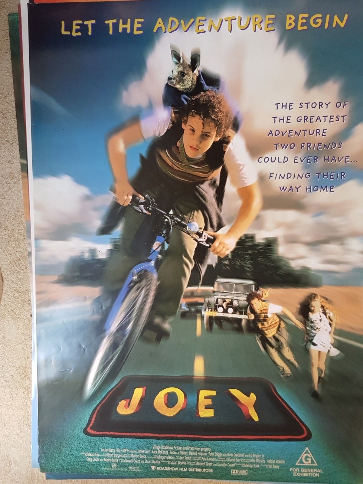 Australian FAMILY MOVIE JOEY MOVIE POSTER KANGAROO | eBay