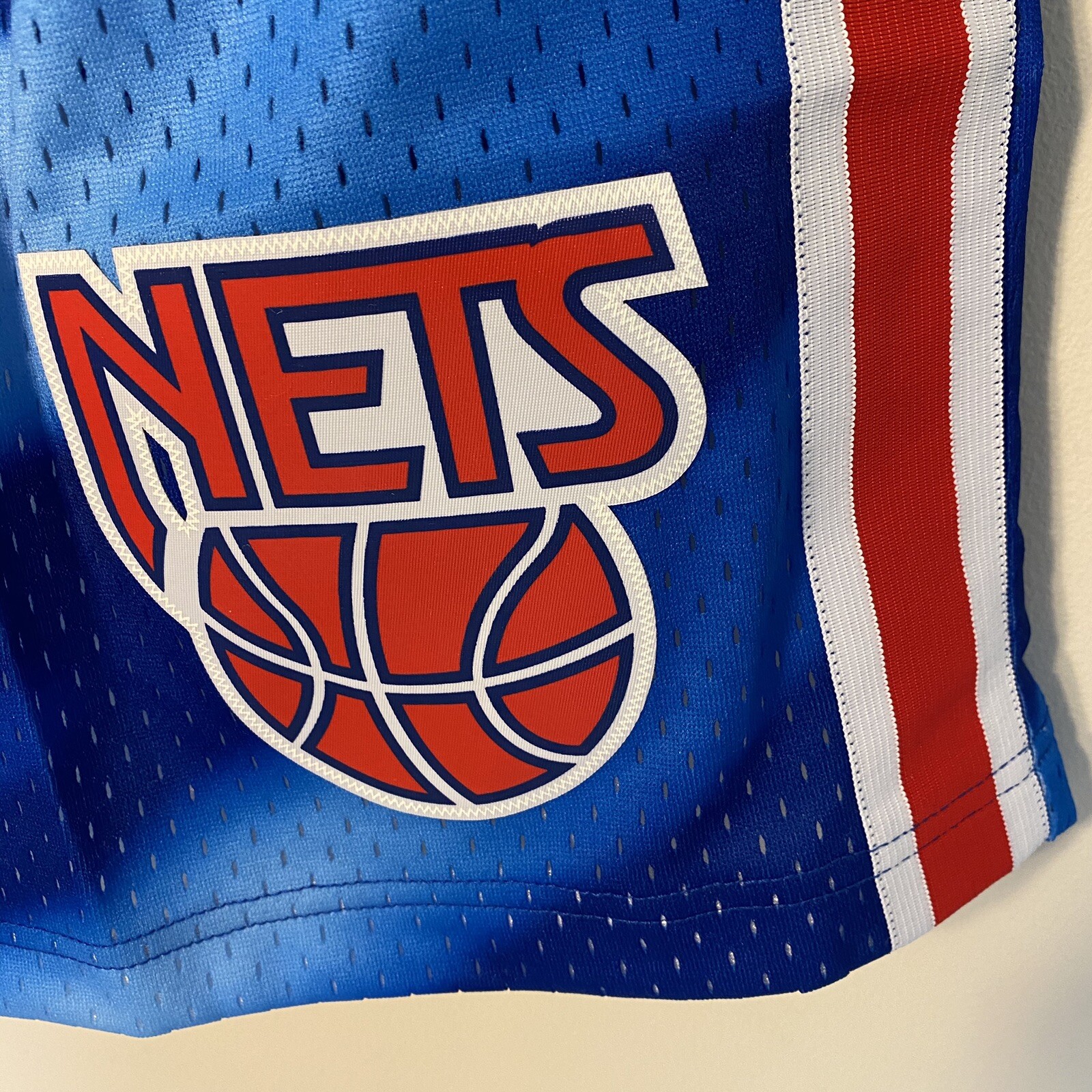new jersey nets mitchell and ness shorts