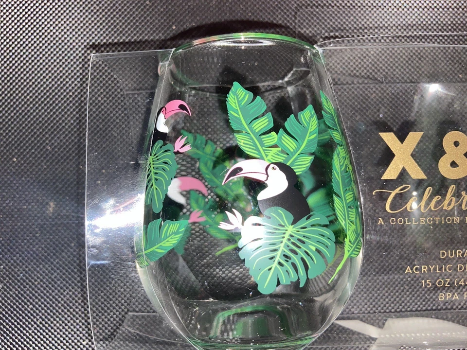 X&O celebraciones Una colección de C.R. Gibson vajilla acrílica duradera Foto 4 de 4