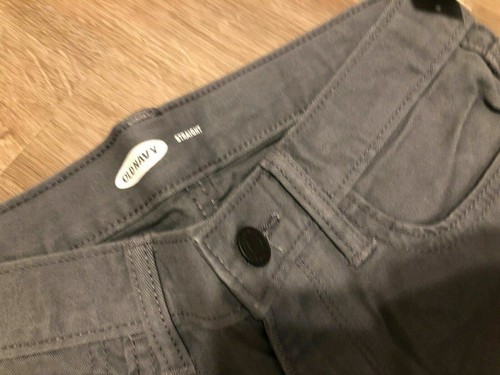 Old Navy Boys Gray Solid Cotton Straight C KNIGHTIM Denim Jeans Size 10 - Picture 4 of 12