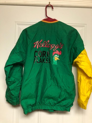 XL Childs or Small Men's Full Zip Kellogg's Lined Racing Jacket Terry Lebonte - Picture 3 of 3