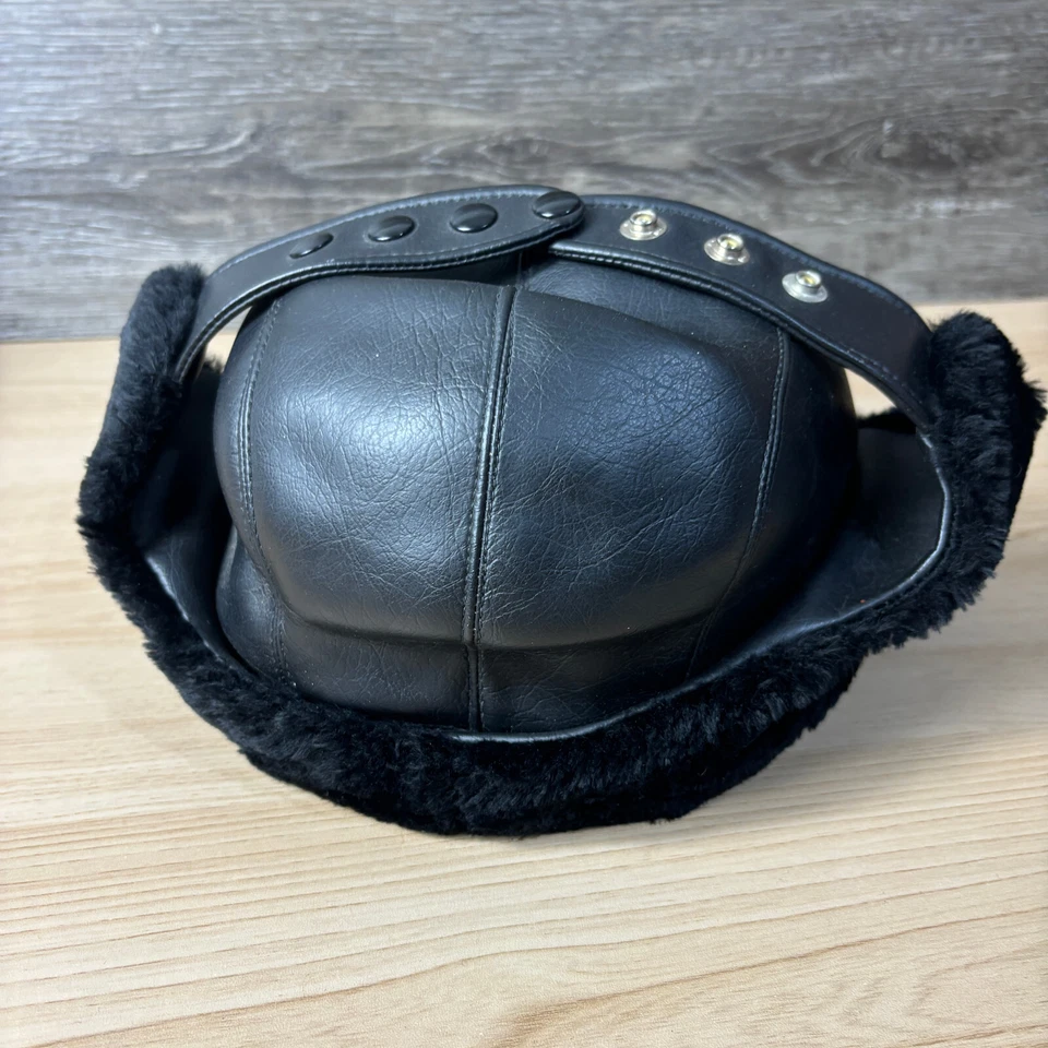 Vintage Warmwear Hat Mens Medium Trooper Black Hunting Du Pont Dacron 60s - Image 3 of 4