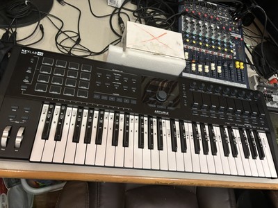 Arturia KeyLab 49 MkII - 49 Key Semi Weighted USB MIDI Keyboard Controller BLACK